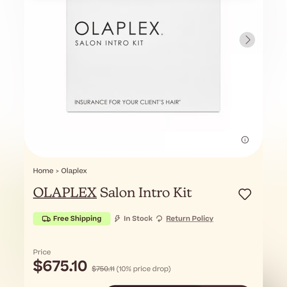 Olaplex salon intro kit - Picture 8 of 11